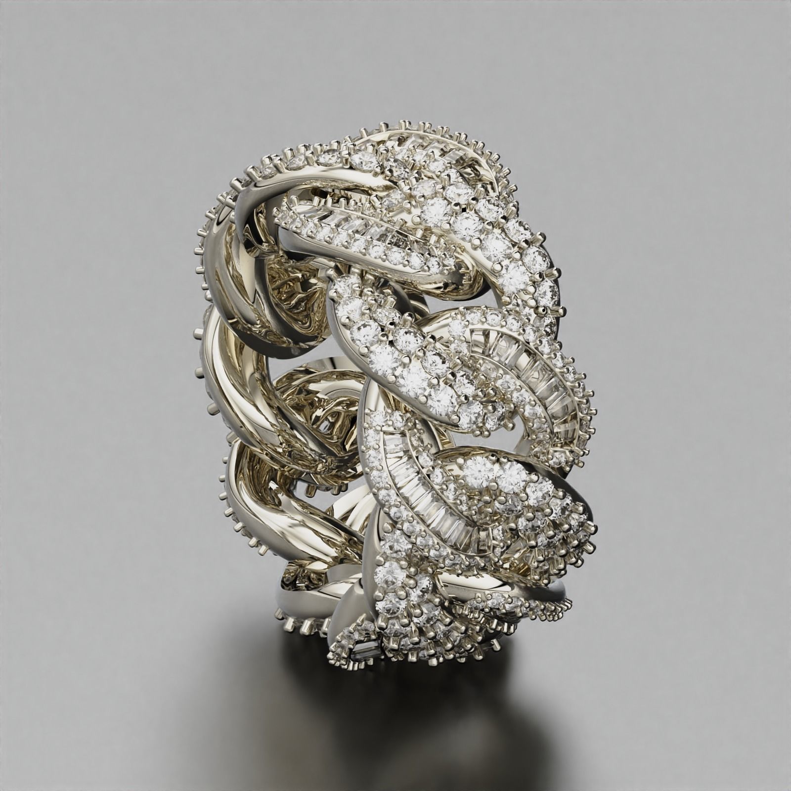 Cuban Ring 3D print model_17