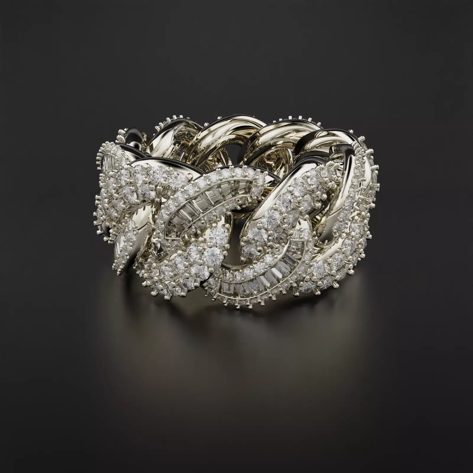 Cuban Ring 3D print model_0