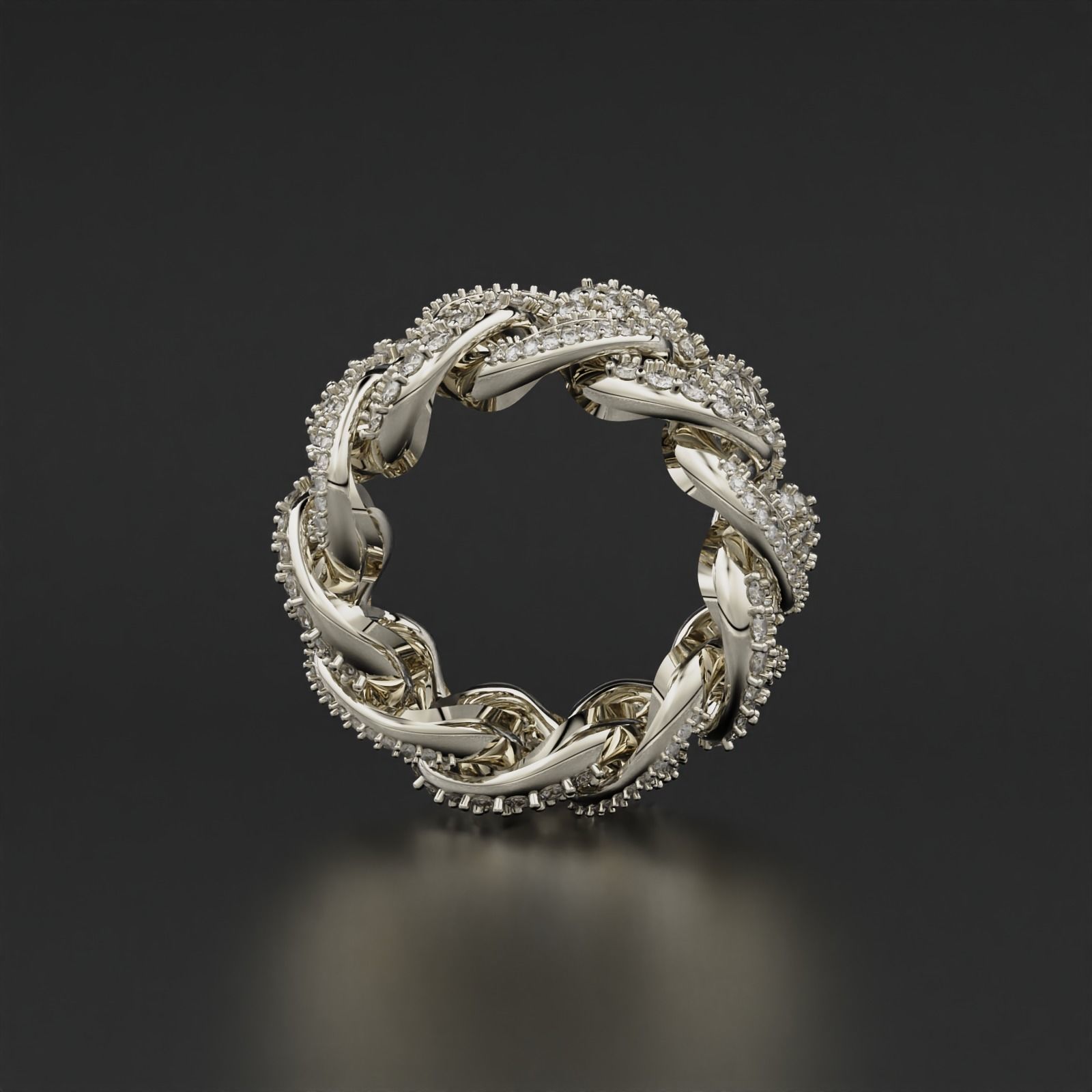 Cuban Ring 3D print model_6