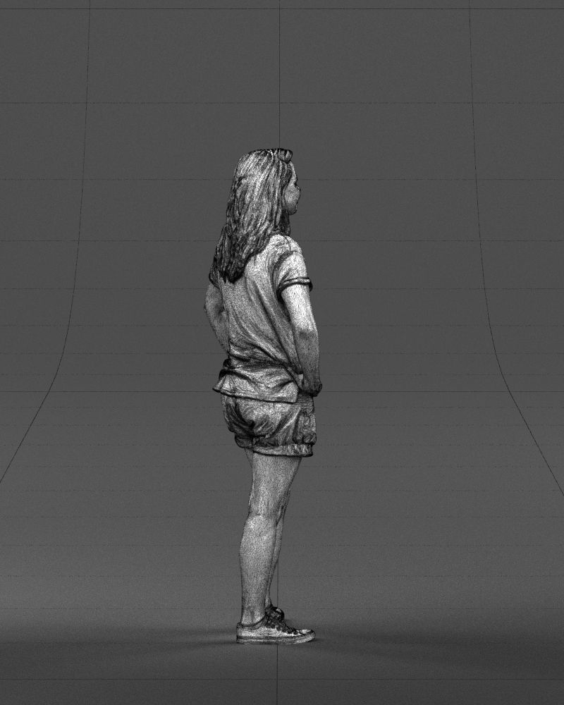 Shorts woman 0416 3D model_14