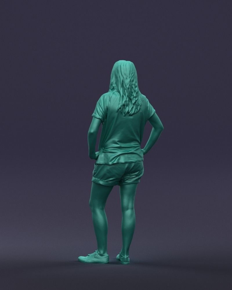 Shorts woman 0416 3D model_22