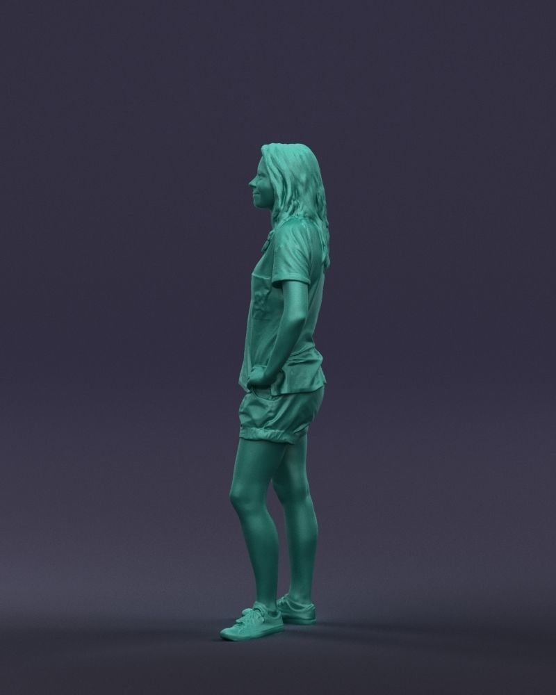 Shorts woman 0416 3D model_28