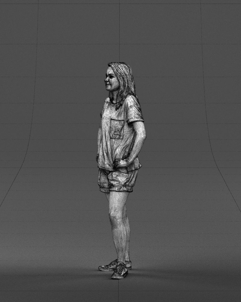 Shorts woman 0416 3D model_32