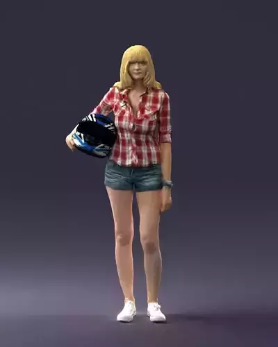 000022 Girl with motorcycle helmet 0623