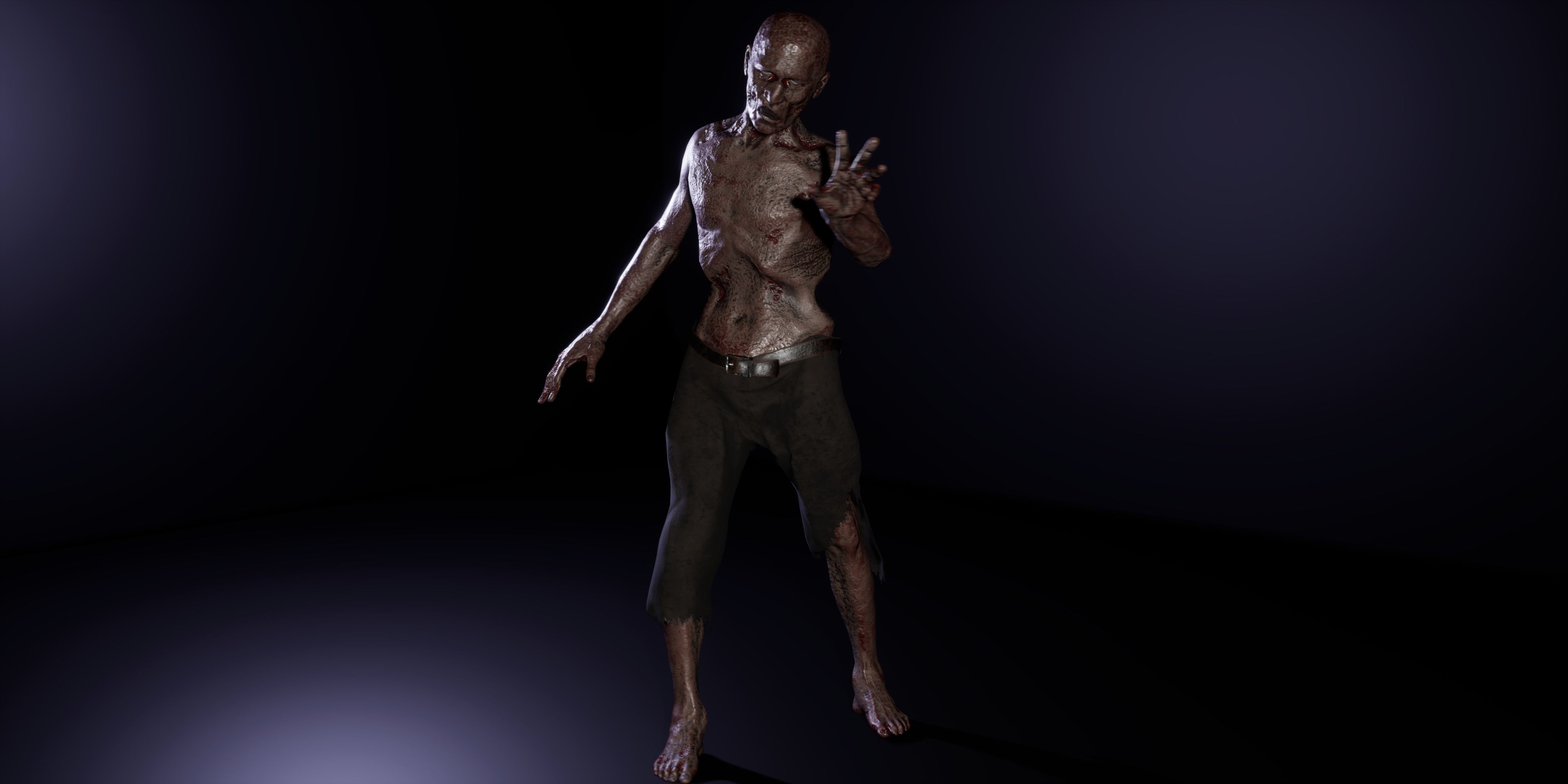 Zombie family bundle 3D Model Collection_23