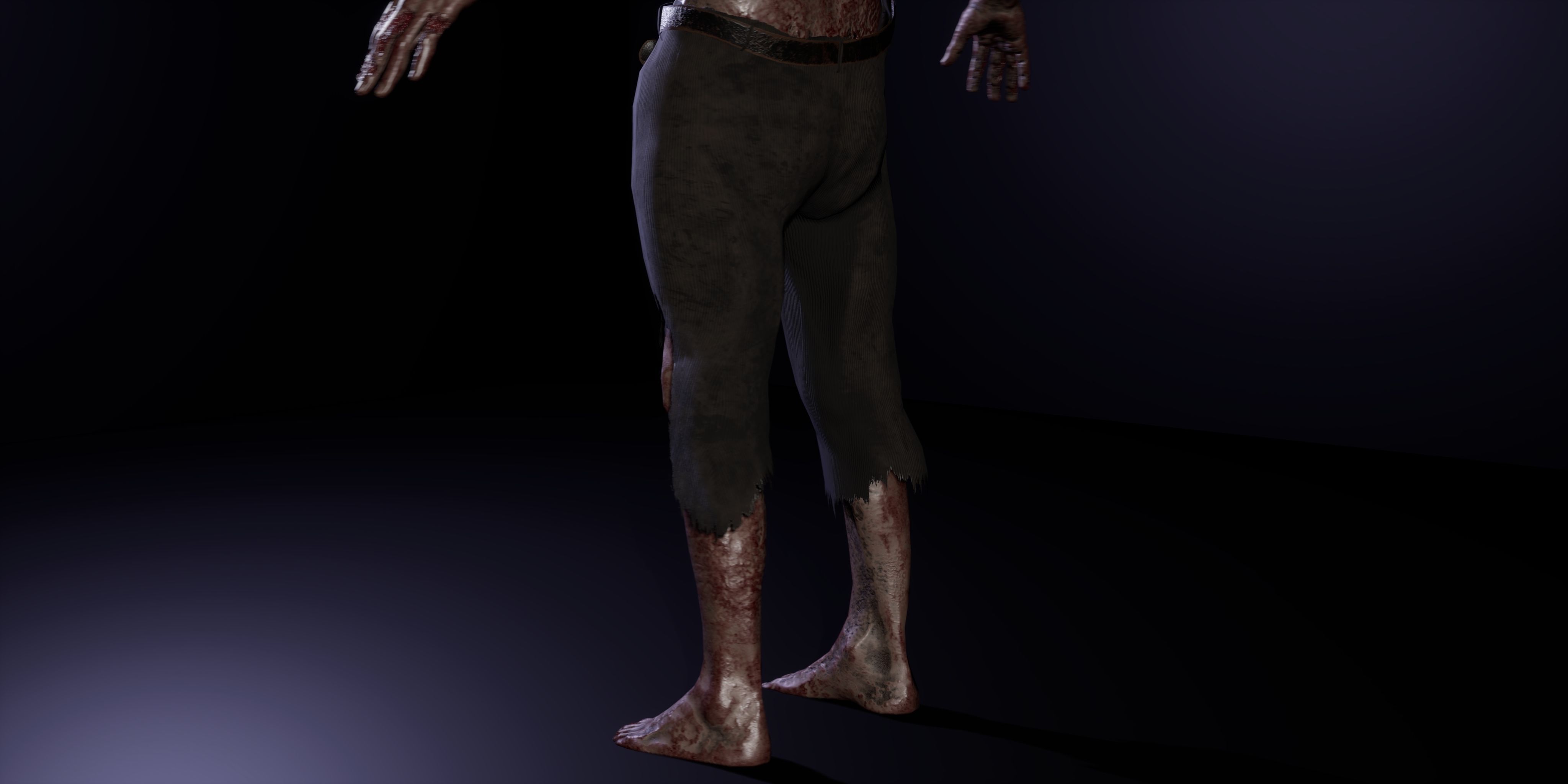Zombie family bundle 3D Model Collection_37