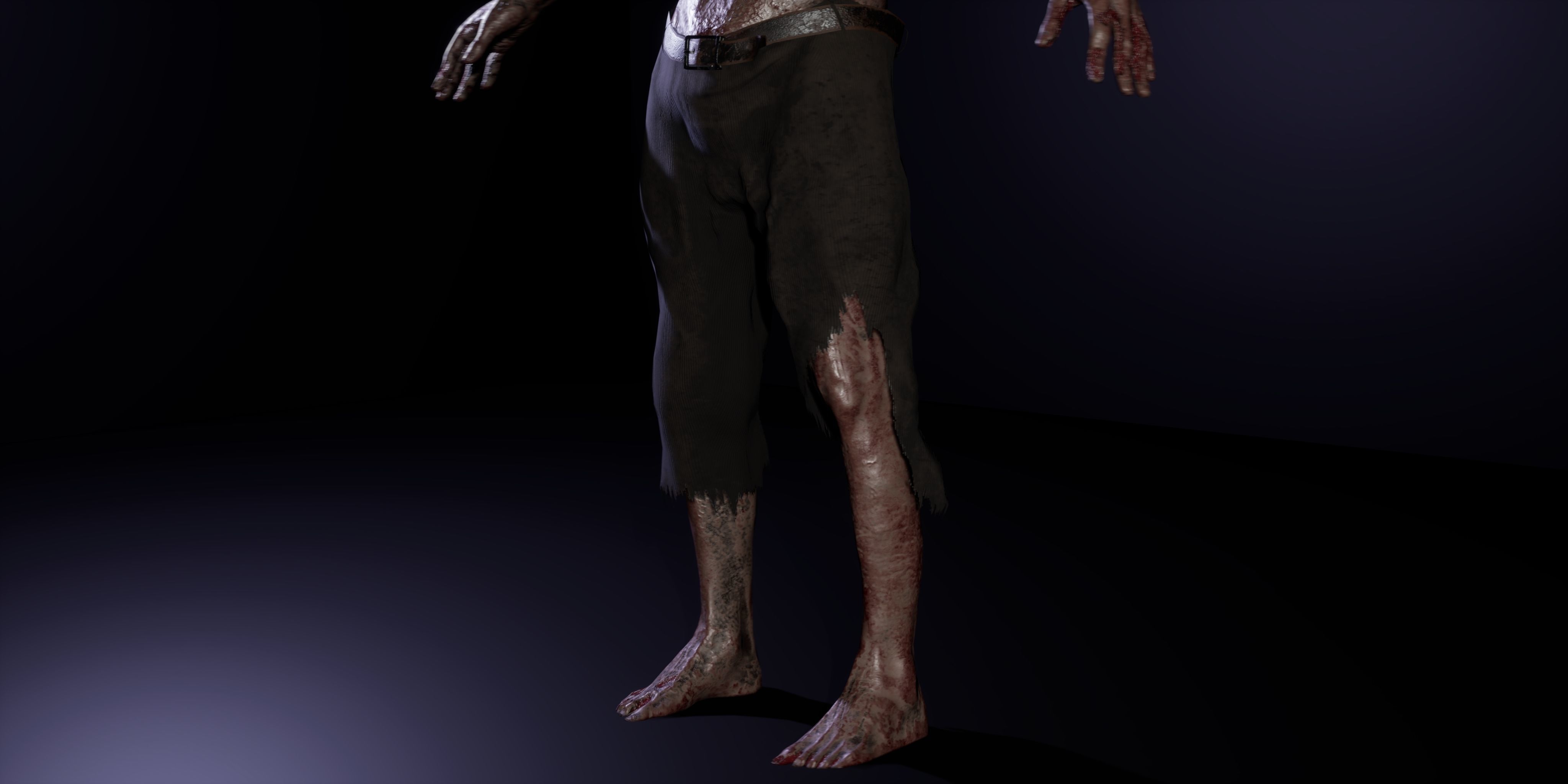 Zombie family bundle 3D Model Collection_35