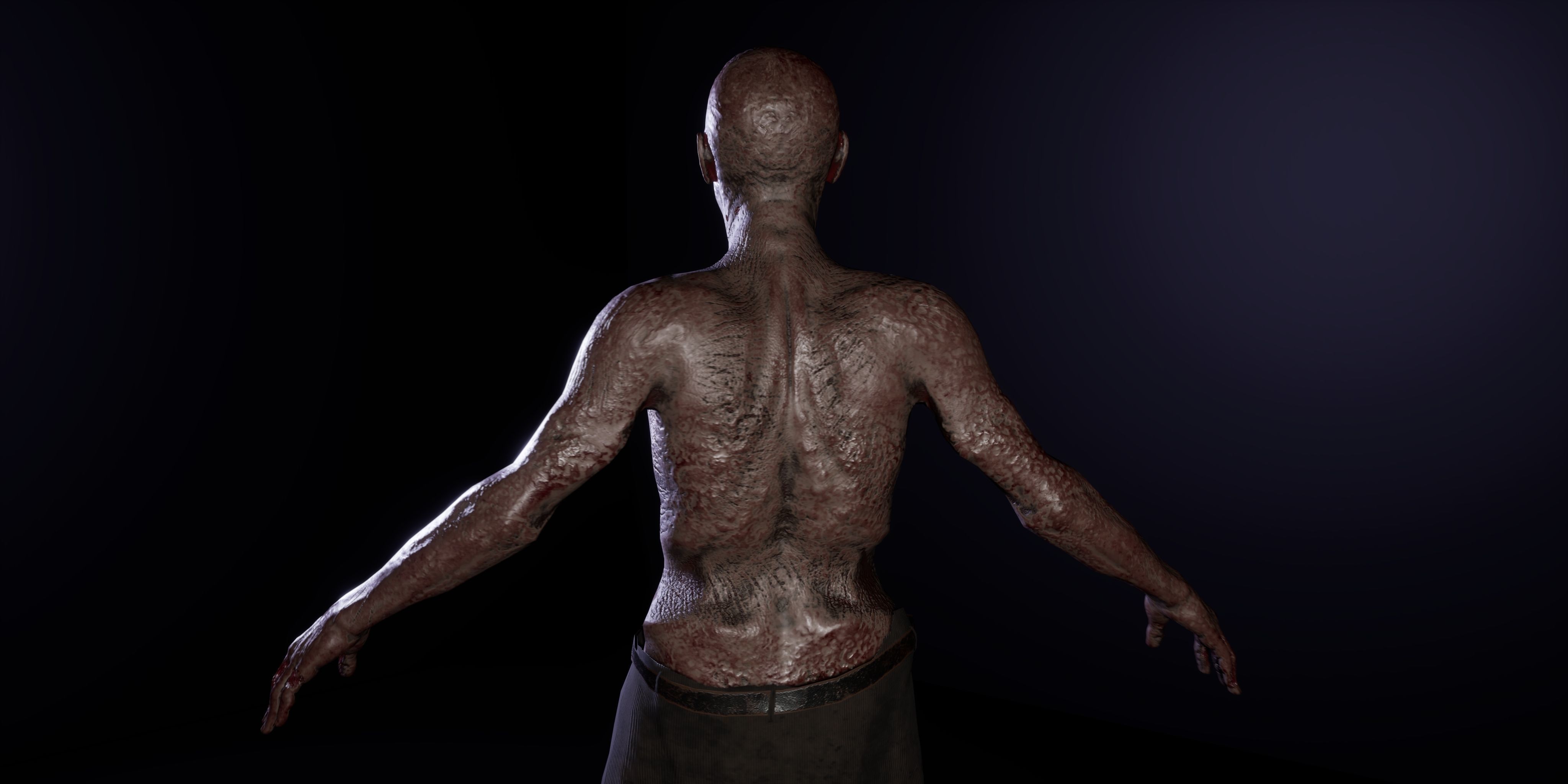 Zombie family bundle 3D Model Collection_46
