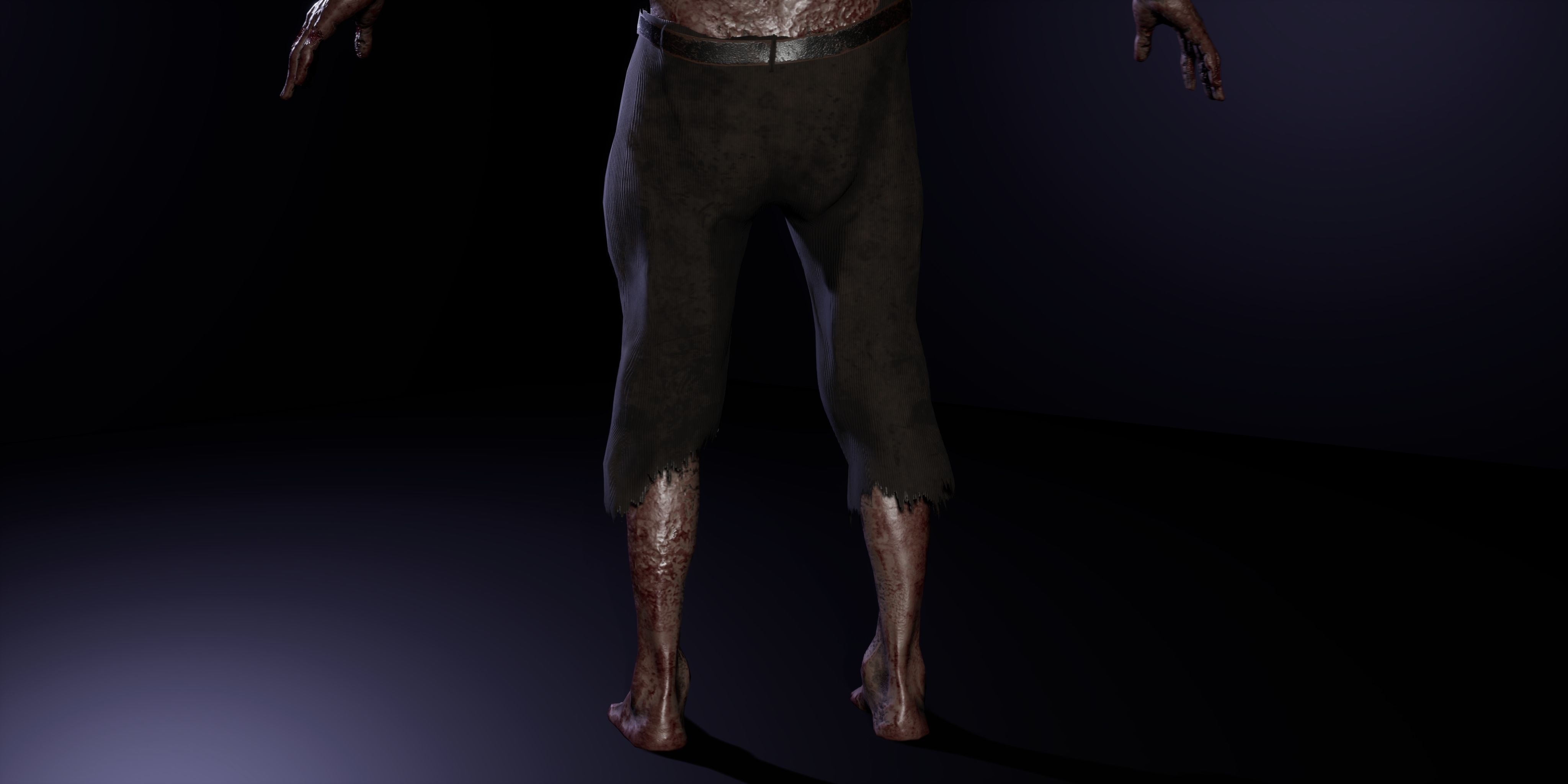 Zombie family bundle 3D Model Collection_30