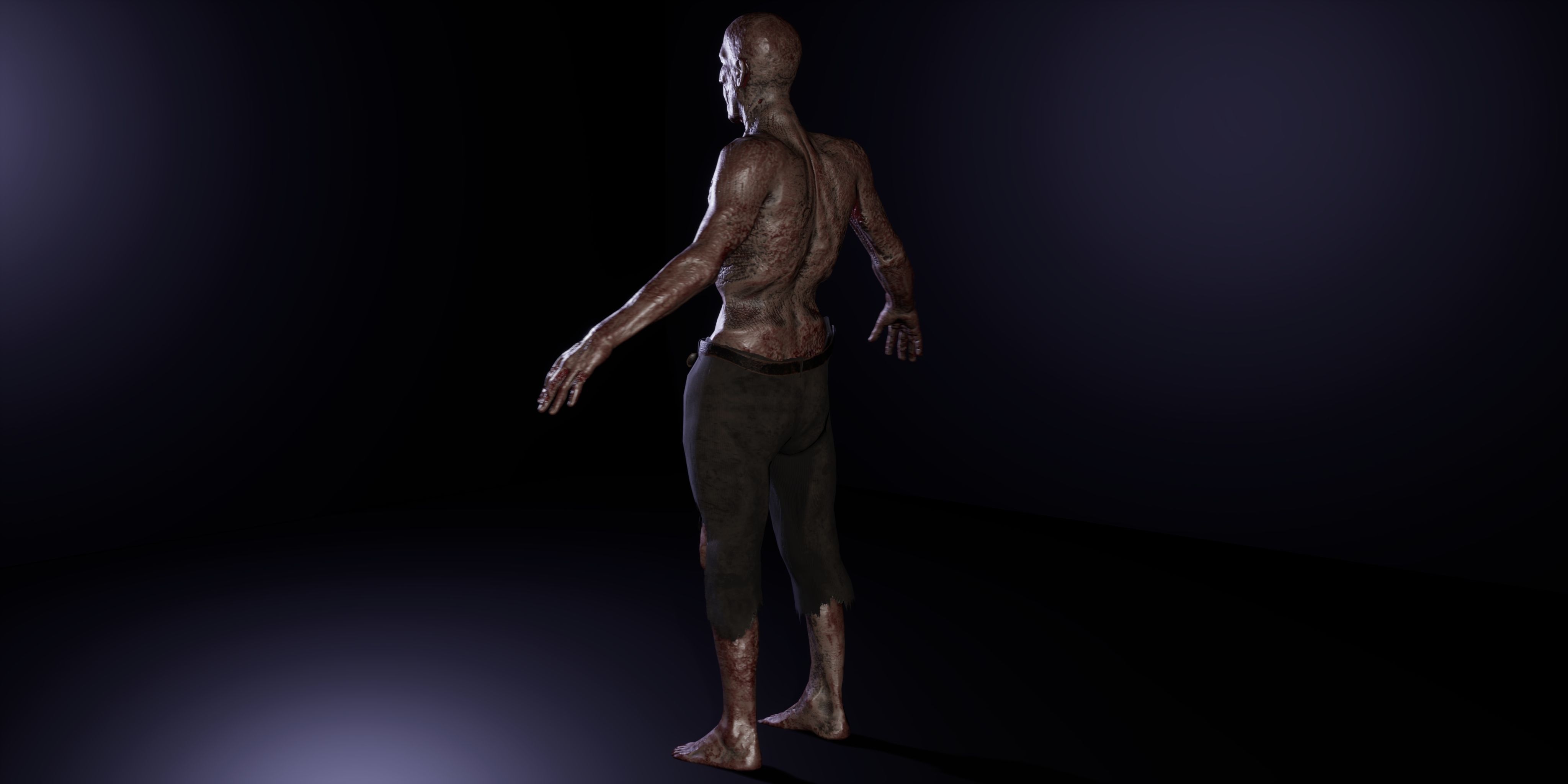 Zombie family bundle 3D Model Collection_29