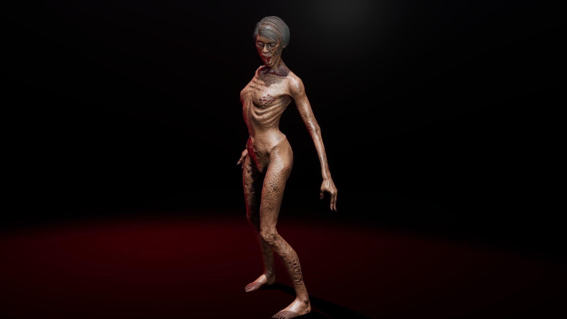Zombie family bundle 3D Model Collection_17