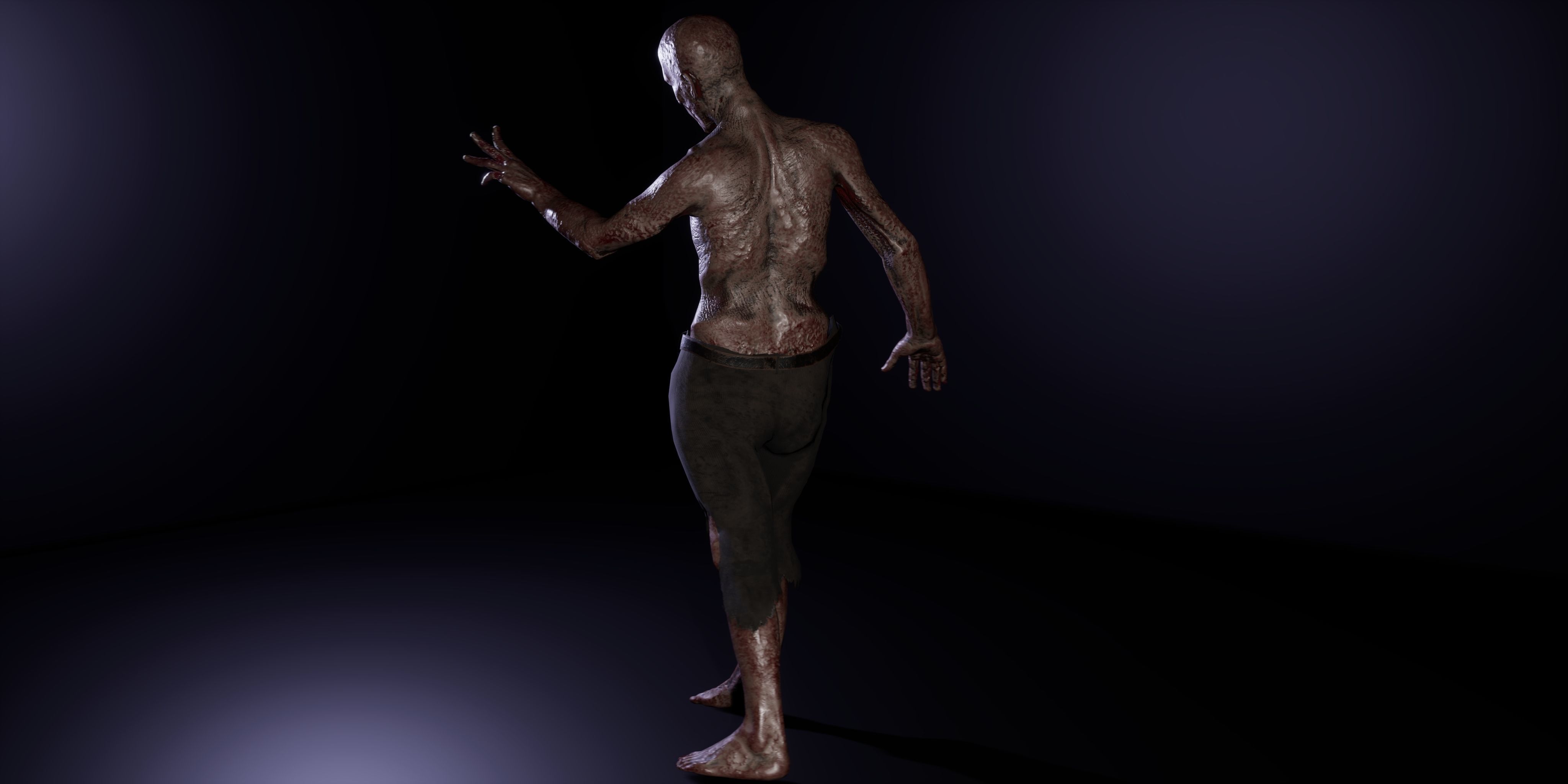 Zombie family bundle 3D Model Collection_26