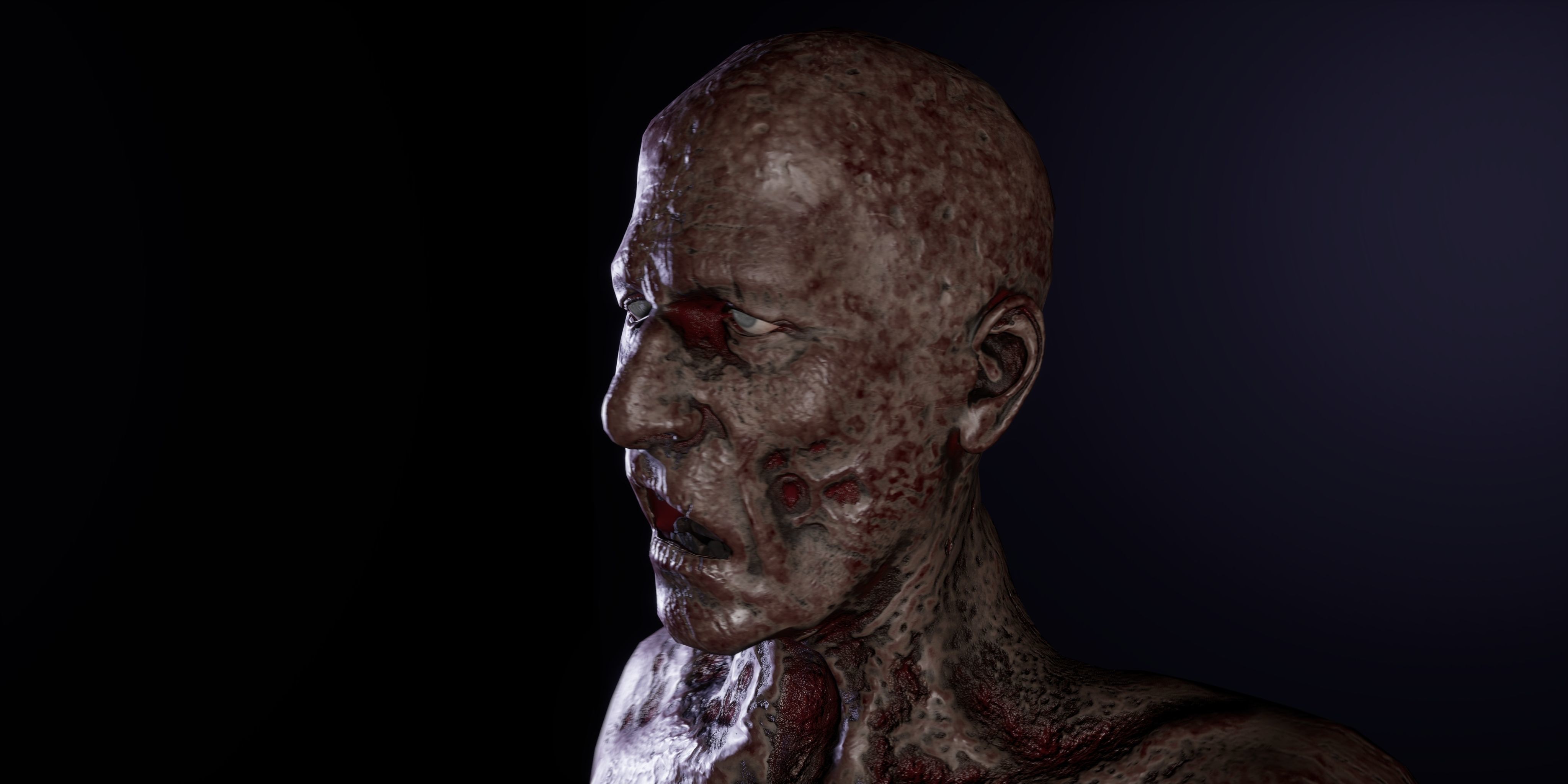 Zombie family bundle 3D Model Collection_43