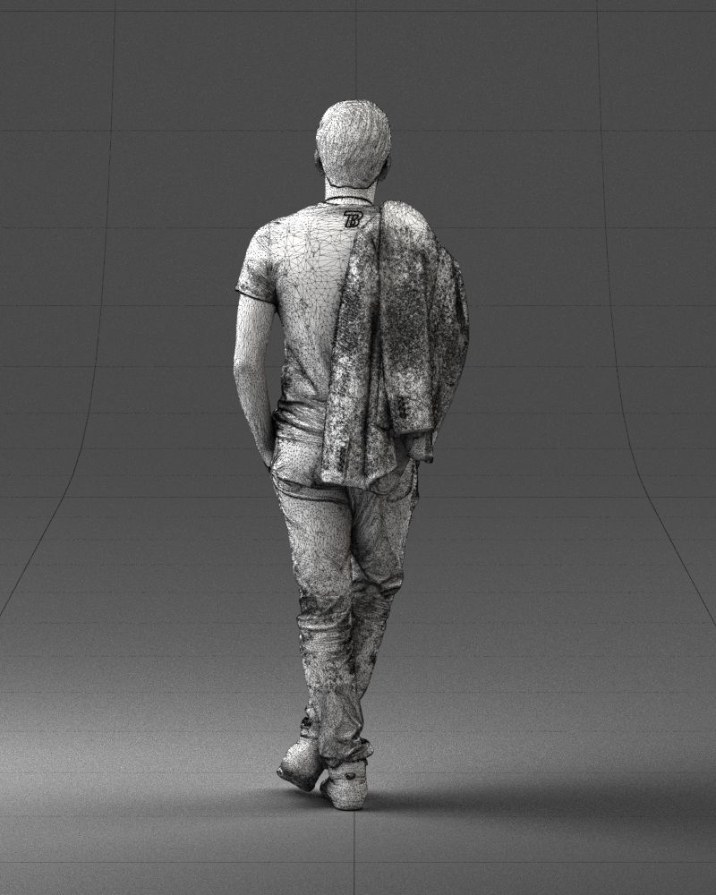 Man with glasses 0122 3D Print Ready 3D print model_20