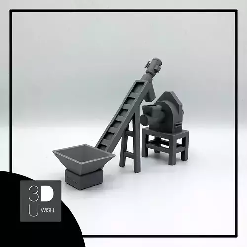 The Breaker crane on wall