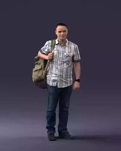 000176 Man with Backpack 0824