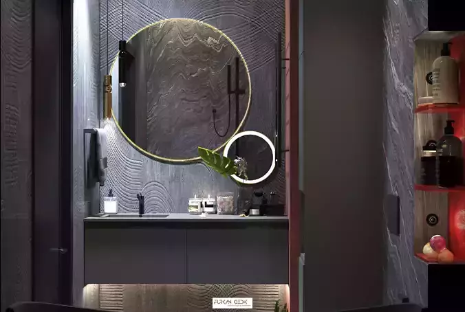 Bathroom III Modern DV Villa