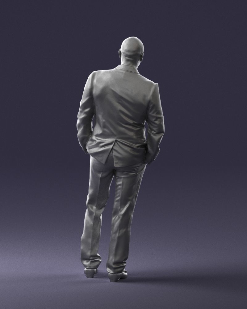 Man in black suit 0152 3D model_19