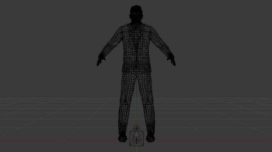 Businessman 03 Low-poly 3D model_18