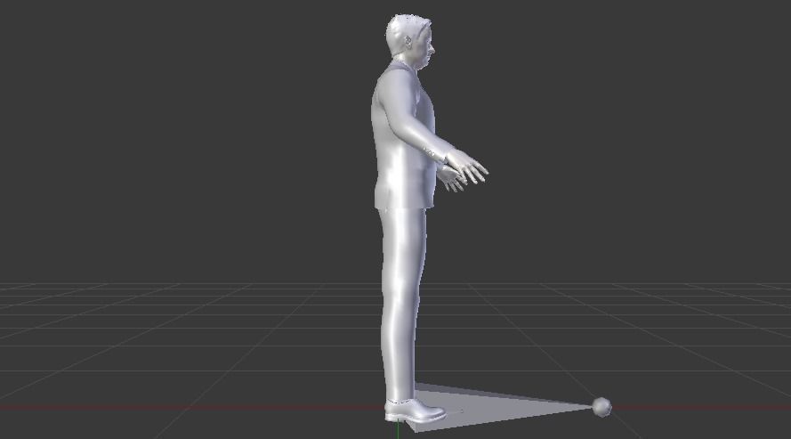 Businessman 03 Low-poly 3D model_13