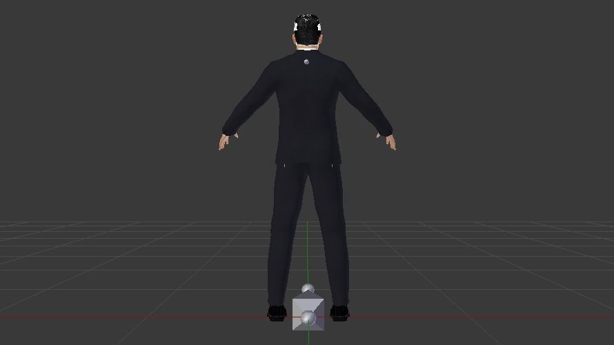 Businessman 03 Low-poly 3D model_6