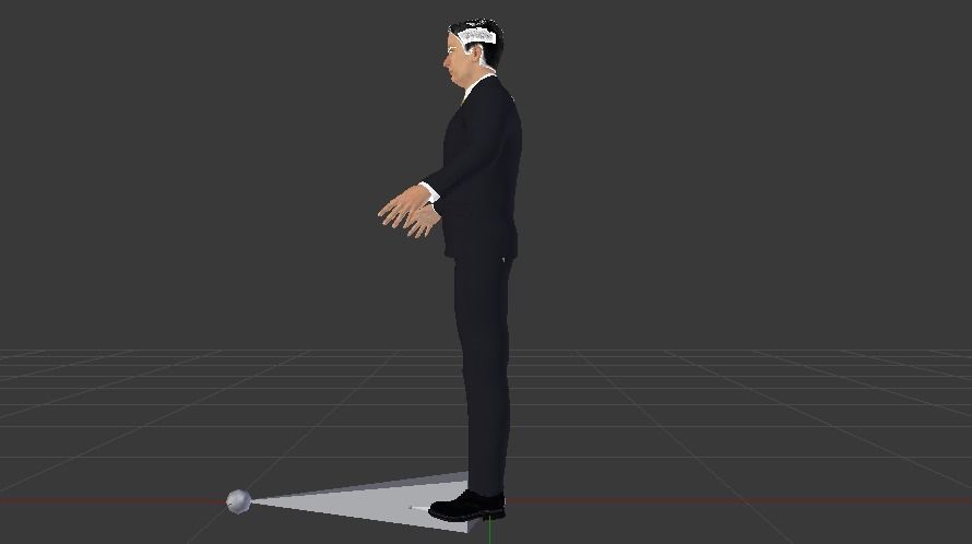 Businessman 03 Low-poly 3D model_7