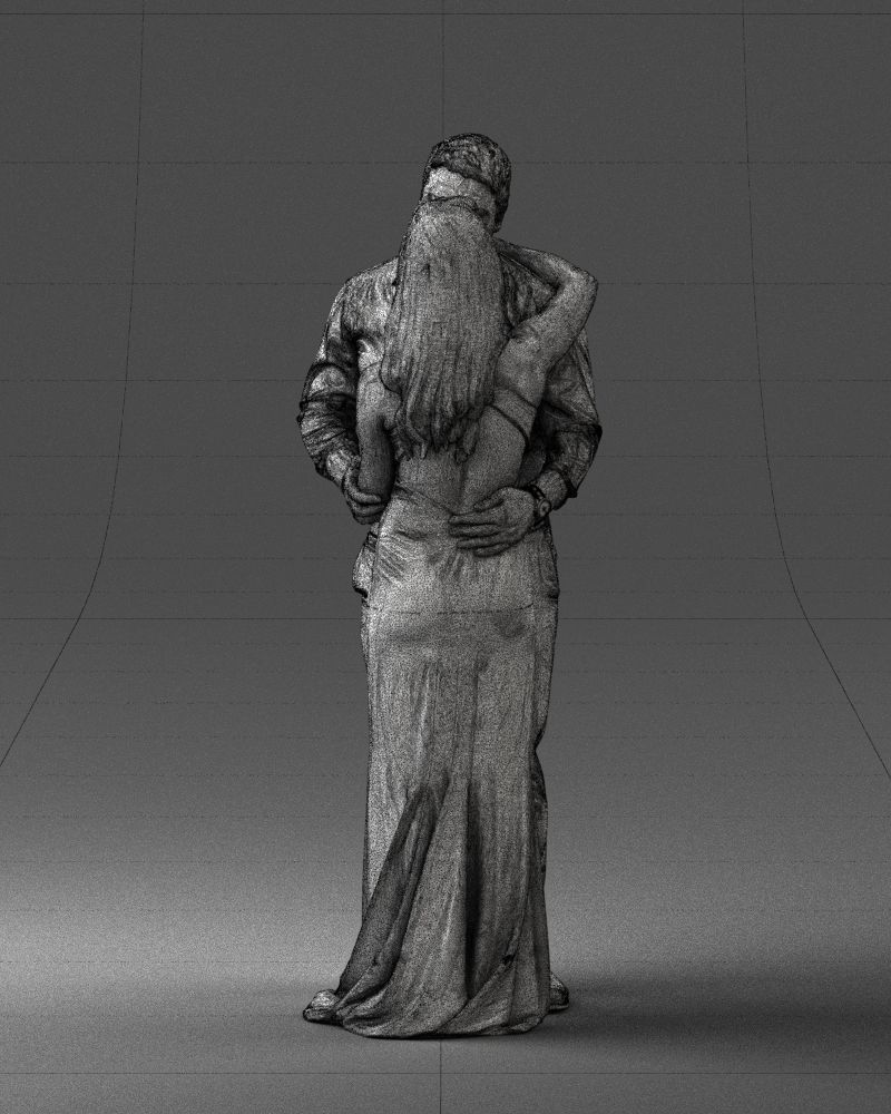 000100 Wedding Couple 0105 3D model_26