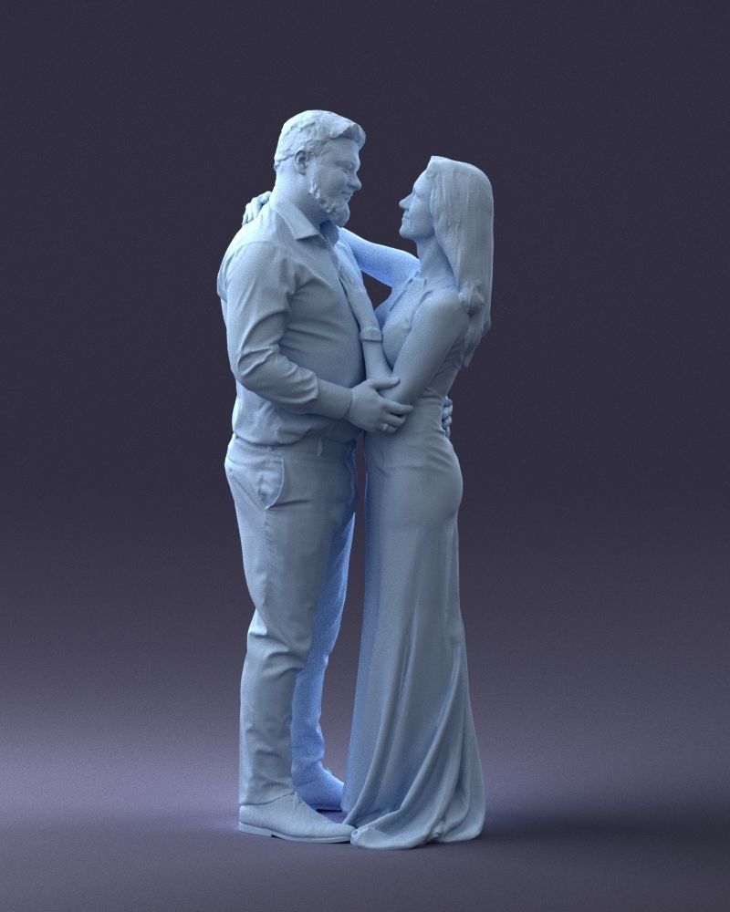 000100 Wedding Couple 0105 3D model_34