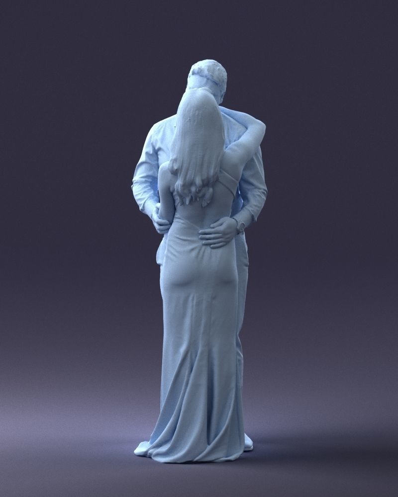 000100 Wedding Couple 0105 3D model_25