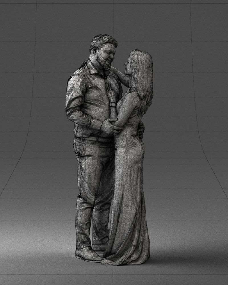 000100 Wedding Couple 0105 3D model_32
