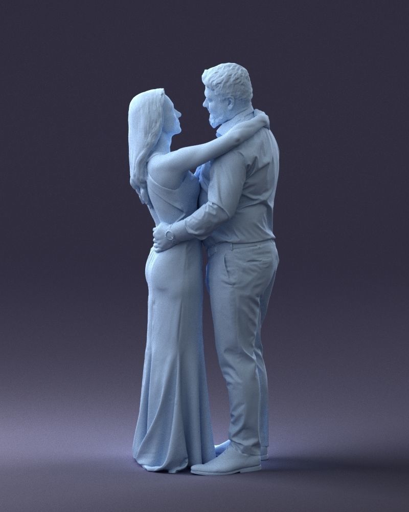 000100 Wedding Couple 0105 3D model_19