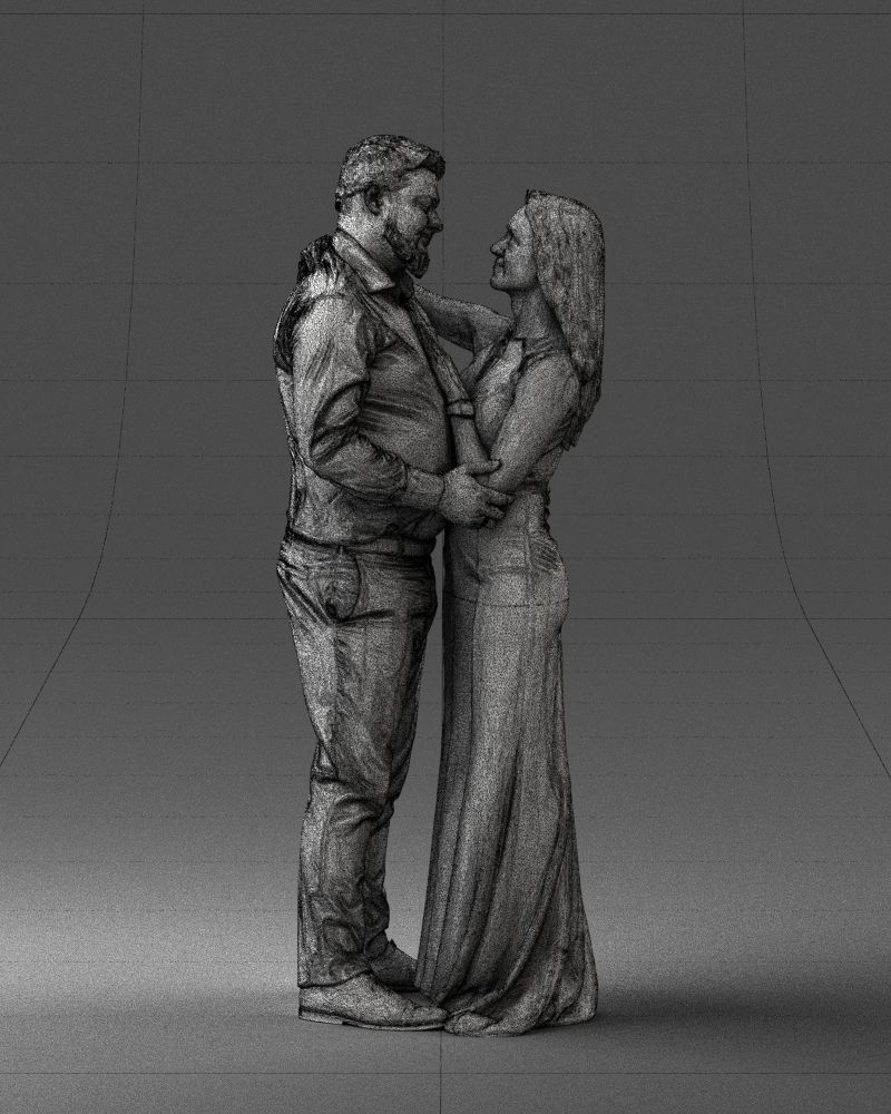 000100 Wedding Couple 0105 3D model_38