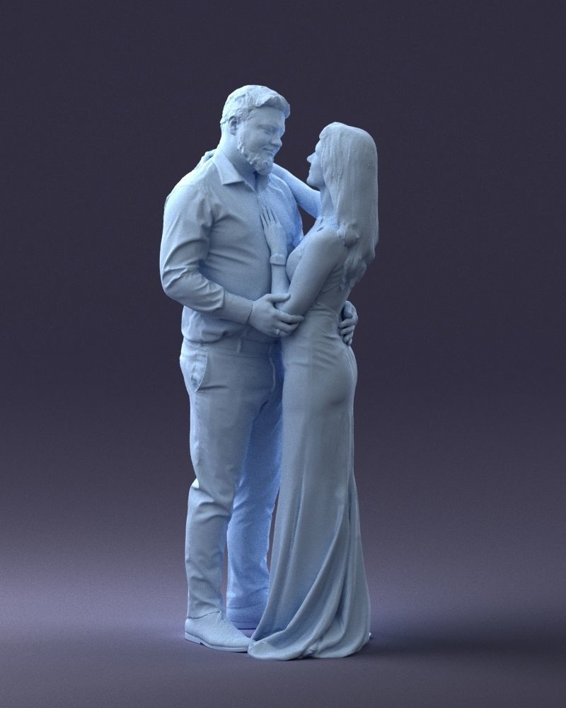 000100 Wedding Couple 0105 3D model_31