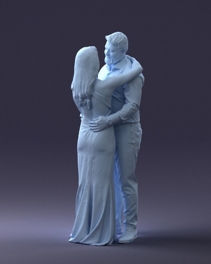 000100 Wedding Couple 0105 3D model_22