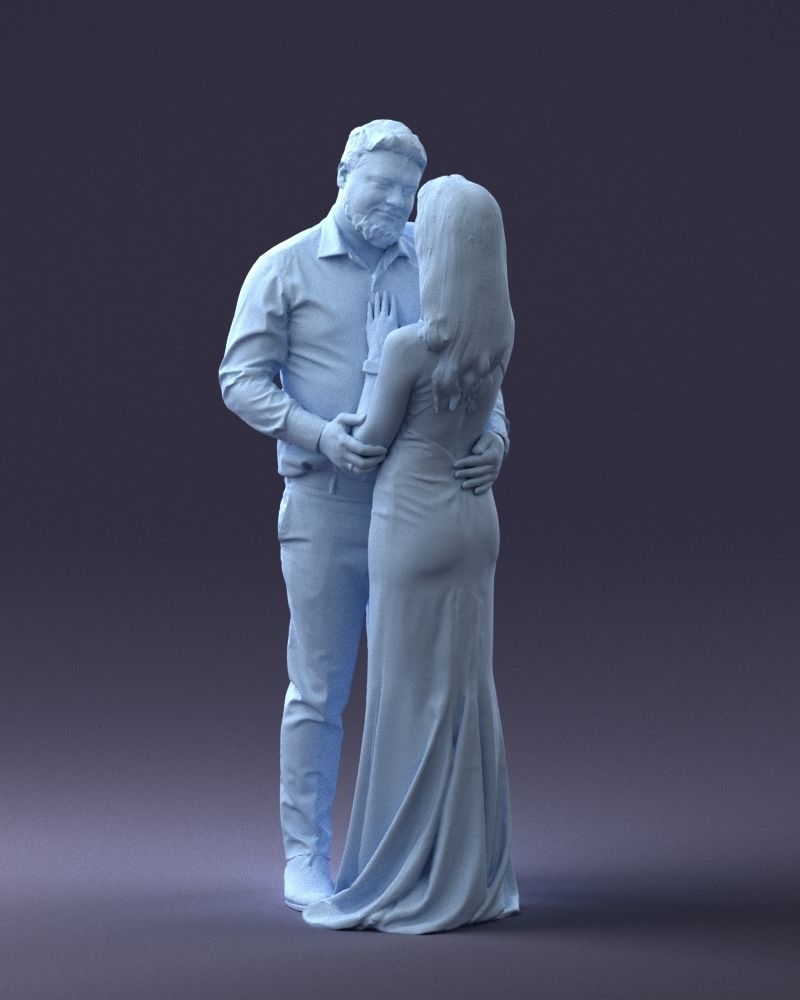 000100 Wedding Couple 0105 3D model_28