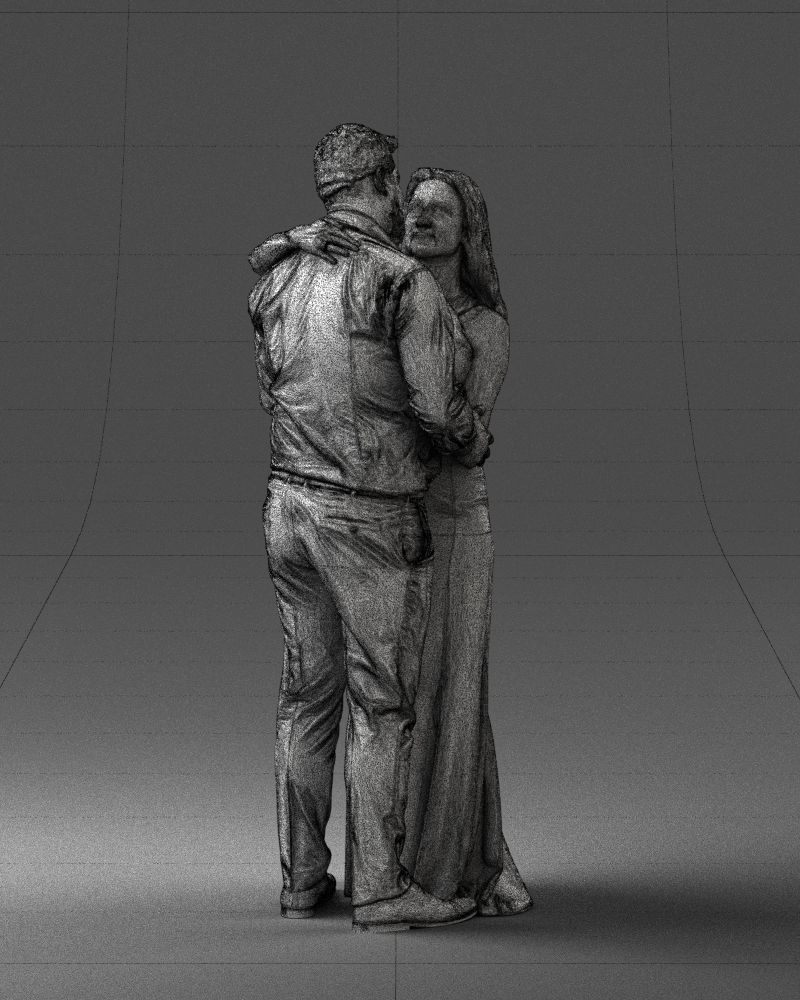 000100 Wedding Couple 0105 3D model_11