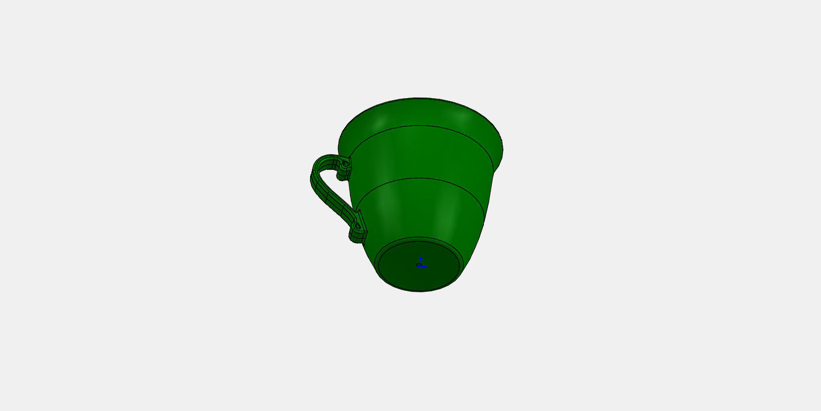 tea cup 3D model_2