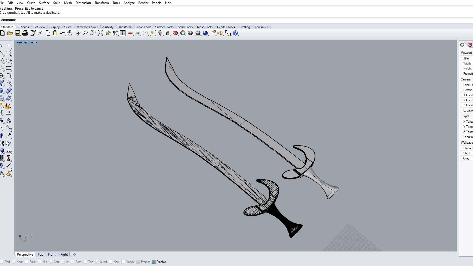 Sword 3d 3D model_8