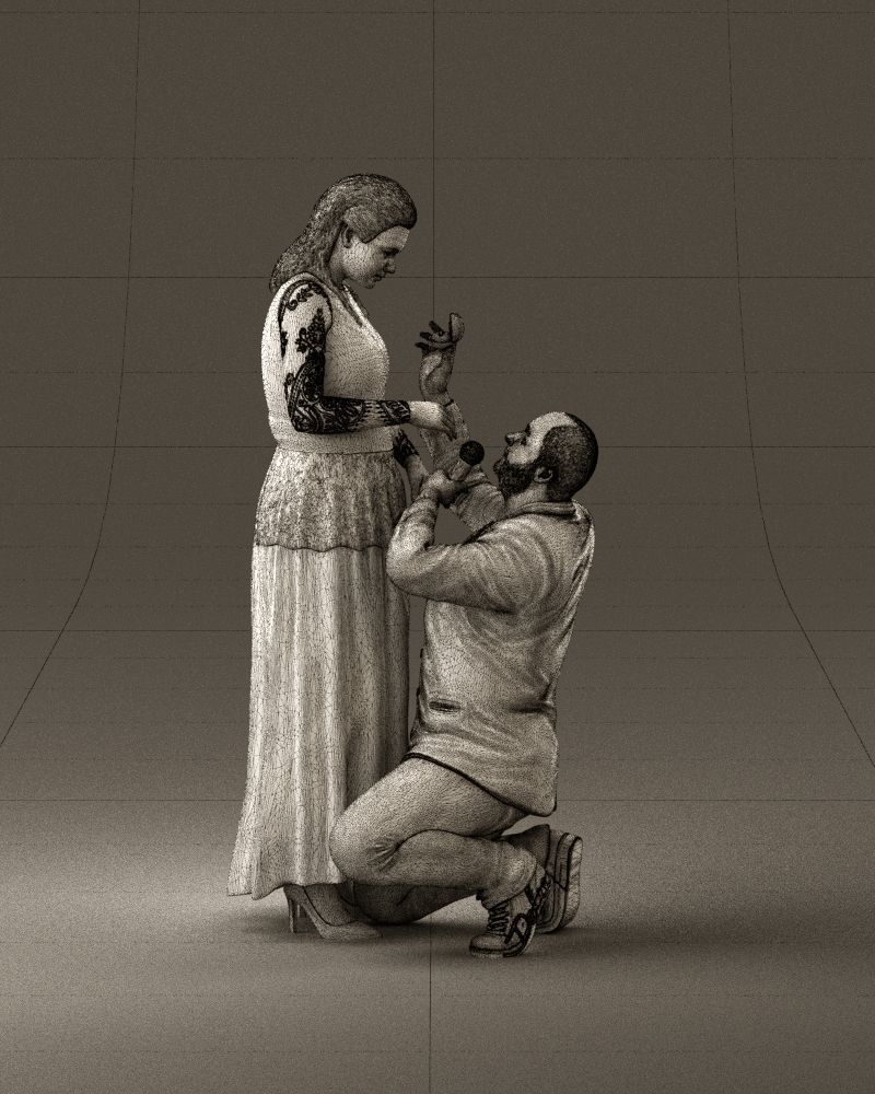 001059 man on knees making an offer of marriage 3D model_35