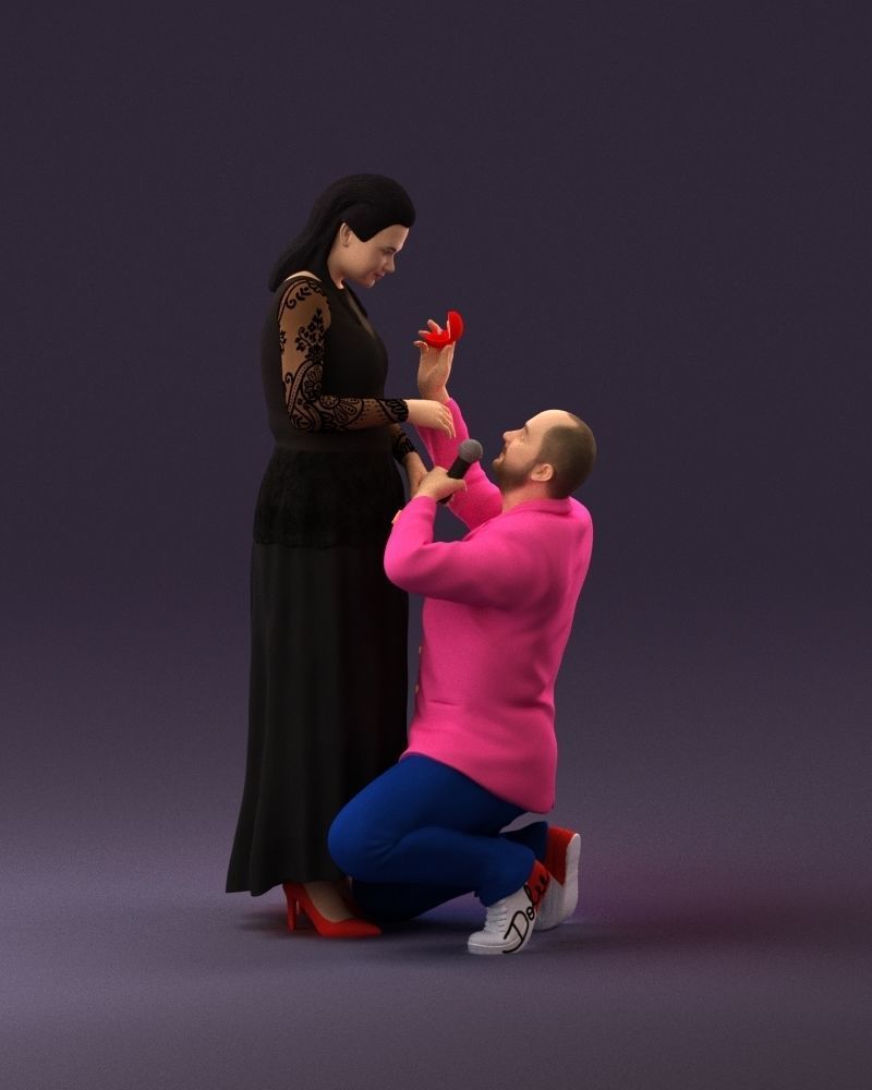 001059 man on knees making an offer of marriage 3D model_11