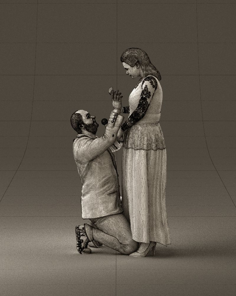 001059 man on knees making an offer of marriage 3D model_30