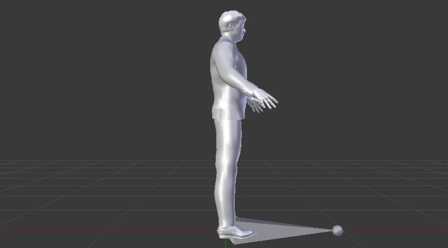 Businessman 05 Low-poly 3D model_13