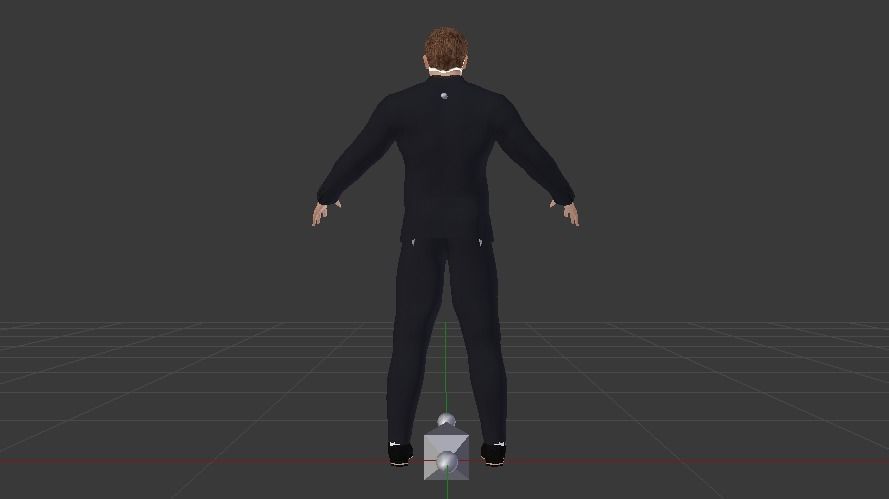Businessman 05 Low-poly 3D model_6