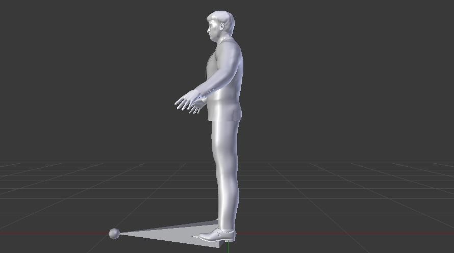 Businessman 05 Low-poly 3D model_15