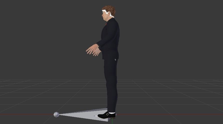 Businessman 05 Low-poly 3D model_7