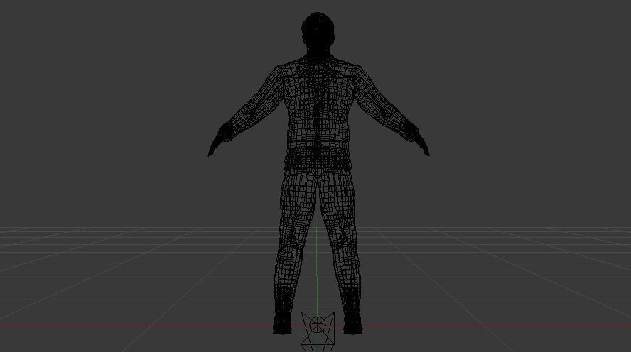 Businessman 05 Low-poly 3D model_16