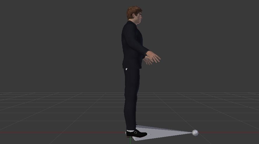 Businessman 05 Low-poly 3D model_9