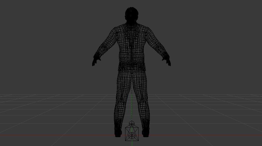 Businessman 05 Low-poly 3D model_18