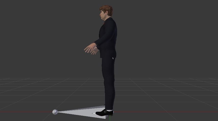 Businessman 05 Low-poly 3D model_11