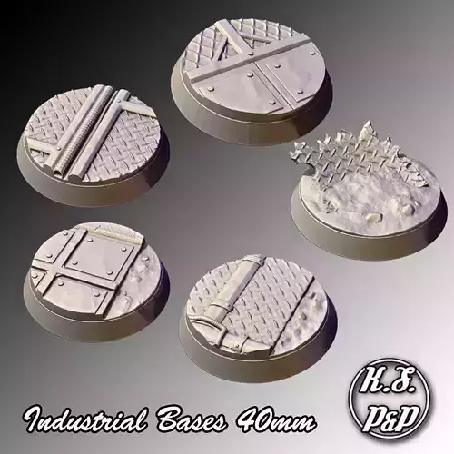 INDUSTRIAL BASES 40MM X10